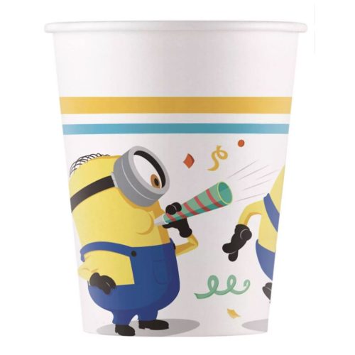 Minions The Rise of Gru paper cup 8 pcs 200 ml FSC