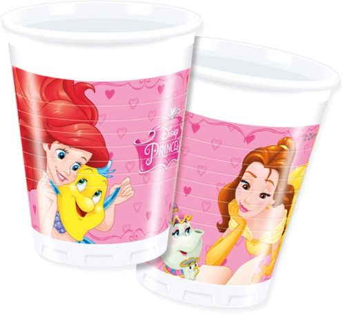 Disney Princess Live Your Story plastic cup set 8 pcs 200 ml