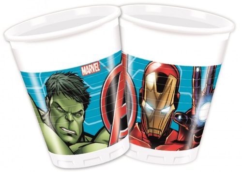 Avengers Infinity Stones plastic cups 8 pcs 200 ml