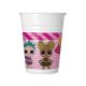 LOL Surprise Glitterati plastic cup set 8 pcs 200 ml