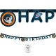 Space Rocket Space Happy Birthday Banner FSC 2 m