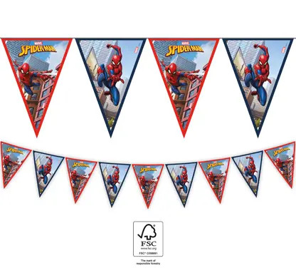 Spiderman Crime Fighter flag banner FSC 2.3 m