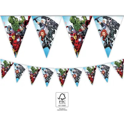 Avengers Infinity Stones flag garland FSC 2.3 m