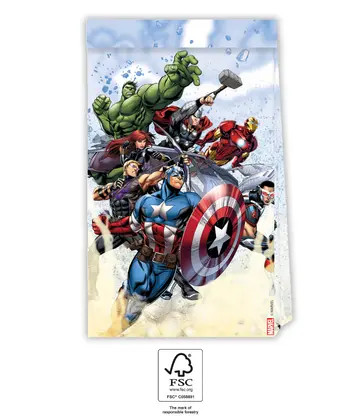 Avengers Infinity Stones 4 pcs paper bag FSC