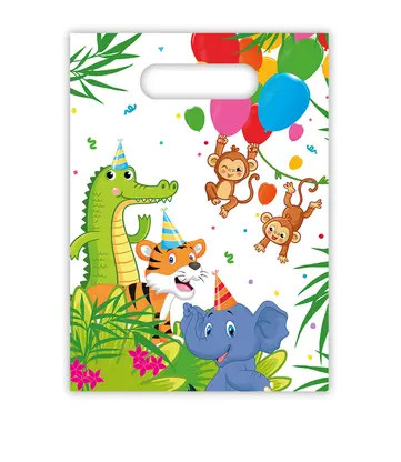 Jungle Balloons gift bag set of 6