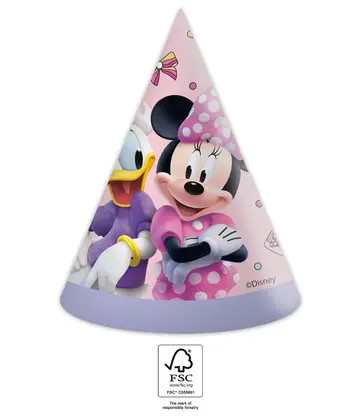 Disney Minnie  Junior party hat, tricorn 6 pcs FSC