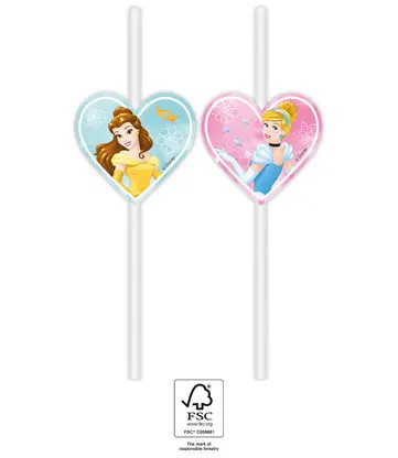 Disney Princess Live Your Story paper straw, 4-piece set FSC