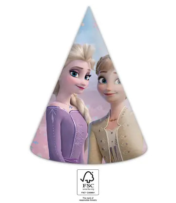 Disney Frozen Wind  party hat, shako 6 pcs FSC