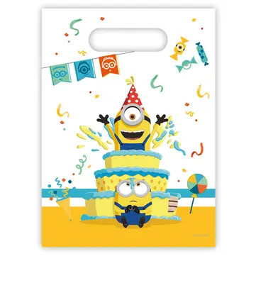 Minions The Rise of Gru gift bag set of 6