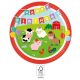 Farm  Party paper plate 8 pcs 23 cm FSC