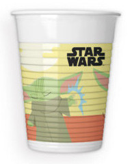 Star Wars The Mandalorian plastic cup set of 8 200 ml