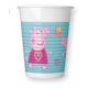 Peppa Pig Messy Play plastic cup set, 8 pcs, 200 ml