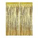 Colour Gold Curtains, 2 m long curtain for doorways