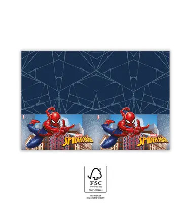 Spiderman Crime Fighter paper tablecloth 120x180 cm FSC