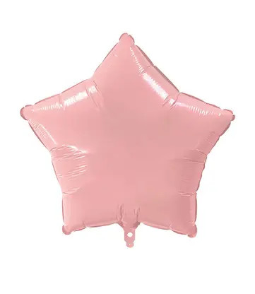 Star Pink Pastel Star, Pink Foil Balloon 46 cm