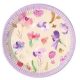 Flower Watercolor Flowers paper plates 8 pcs 20 cm