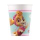 Paw Patrol Skye and Everest paper cup 8 pcs 200 ml FSC