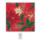 Christmas Holly Poinsettia i napkin 20 pcs 33x33 cm FSC