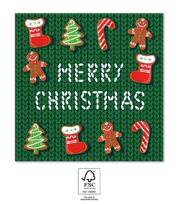 Christmas Handicrafts i napkin 20 pcs 33x33 cm FSC