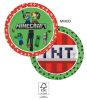 Minecraft Green paper plate 8 pcs 23 cm FSC