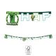 Minecraft Green Happy Birthday Sign FSC 2 m