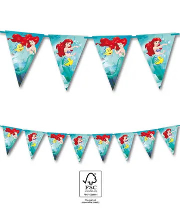 Disney Princess Ariel Curious banner garland FSC 2.3 m