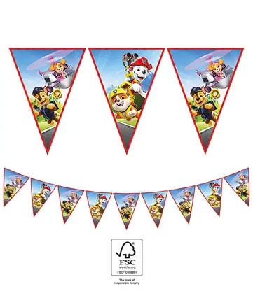 Paw Patrol Rescue Heroes flag banner FSC 2.3 m