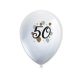 Happy Birthday Milestone Happy Birthday 50 Balloons, 6 pcs 11 inch (27,5 cm)