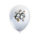 Happy Birthday Milestone Happy Birthday 60 Balloons, 6 pcs 11 inch (27.5 cm)