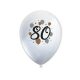 Happy Birthday Milestone Happy Birthday 80 Balloons, 6 pcs 11 inch (27.5 cm)