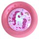 Unicorn Rainbow Colors micro premium plastic dinner plate 21 cm