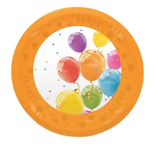 Balloon Sparkling micro premium plastic dinner plate 21 cm