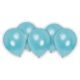 Colour Metallic Pastel Blue Blue balloon, pack of 8