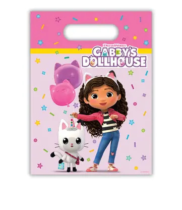 Gabby's Dollhouse Friends 6-piece gift bag set