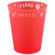 Party Red Red Micro Premium Plastic Cup 250 ml