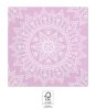 Colour Purple White Mandala napkin 20 pcs, 33x33 cm FSC