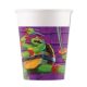 Teenage Mutant Ninja Turtles Purple paper cup 8 pcs 200 ml FSC