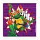 Teenage Mutant Ninja Turtles Purple napkin 20 pieces 33x33 cm FSC