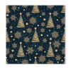 Christmas Gold Trees i napkin 20 pcs 33x33 cm