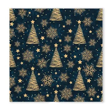 Christmas Gold Trees i napkin 20 pcs 33x33 cm