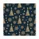 Christmas Gold Trees i napkin 20 pcs 33x33 cm