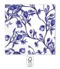 Flower Blue Porcelain 20 pcs napkin 33x33 cm