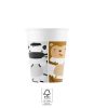 Animals Zoo paper cup 8 pcs 200 ml FSC