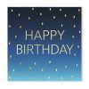 Happy Birthday Golden Blue Happy Birthday napkin 20 pcs 33x33 cm FSC