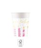 Happy Birthday Candles Happy Birthday paper cup 8 pcs 200 ml FSC