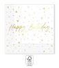 Happy Birthday Candles Happy Birthday napkin, 20 pcs, 33x33 cm, FSC