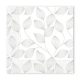 Flower Grey Leaf napkin 20 pcs 33x33 cm FSC