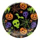 Halloween Happy paper plate 8 pcs 23 cm FSC