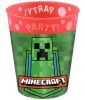 Minecraft micro premium plastic cup set 4 pieces 250 ml