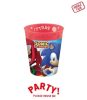 Sonic a sündisznó Sega micro premium plastic cup set of 4 pcs 250 ml